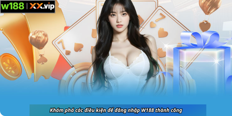 Khám phá các điều kiện để đăng nhập W188 thành công