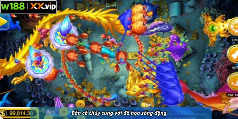 Bắn cá thủy cung với đồ họa sống động