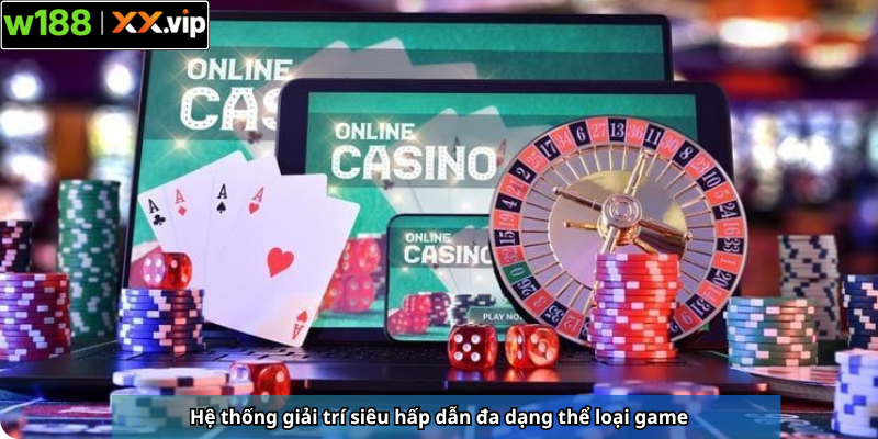 Hệ thống giải trí siêu hấp dẫn đa dạng thể loại game